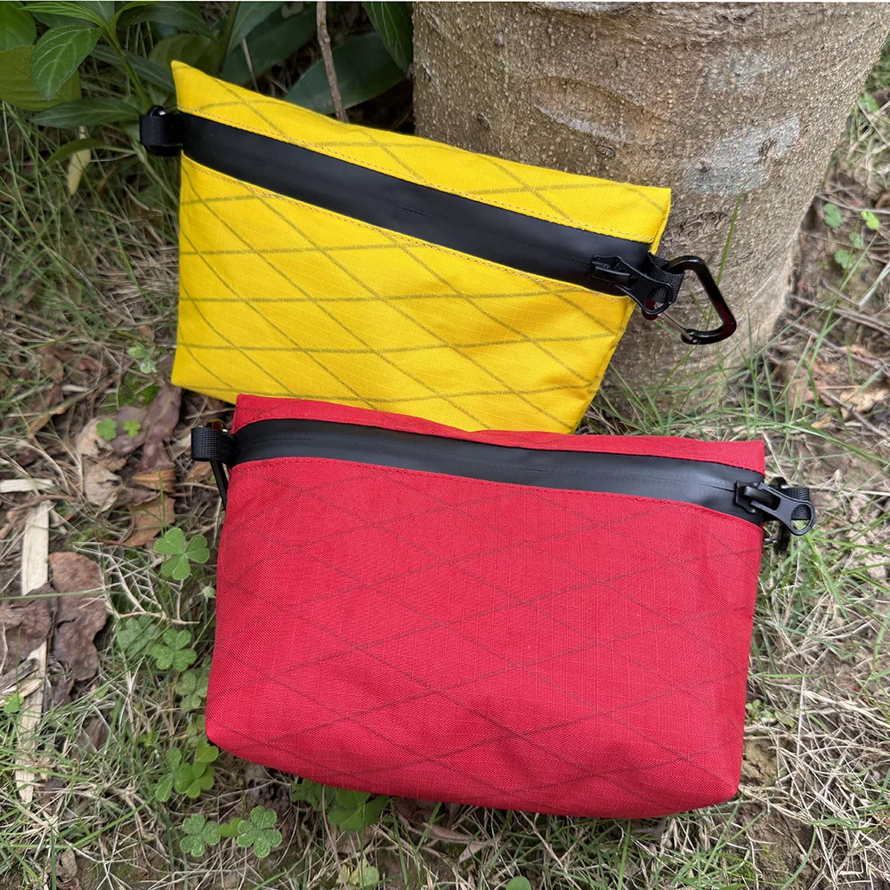 XPAC Ultraleichte EDC-Tasche für Outdoor-Wandern, Camping, Reisepass, Geldbörse, Aufbewahrungstasche, Reise-Set, wasserdichter Reißverschluss