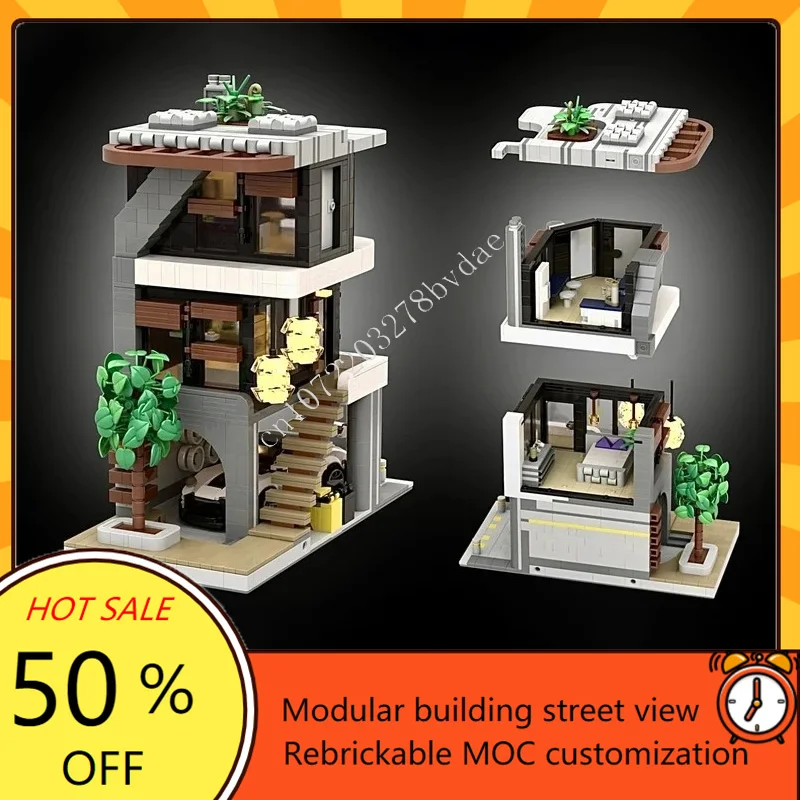 1824PCS Nimbus ONE Modular MOC Creative street view Model Building Blocks Architecture DIY Education Assembly Model Toys Gifts