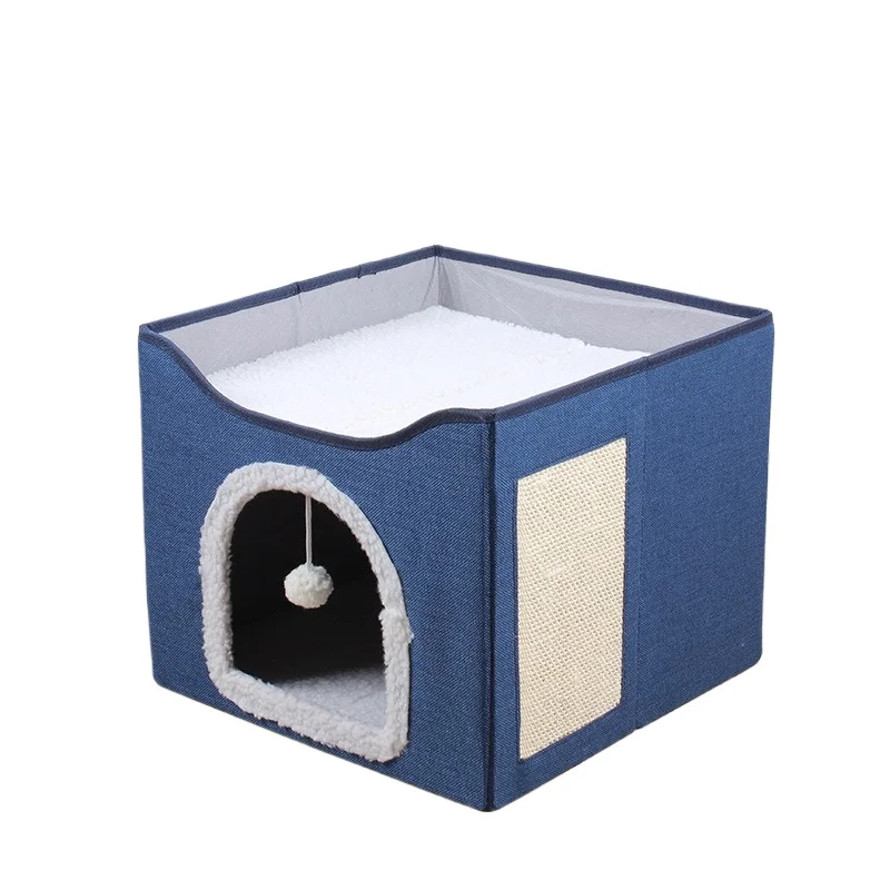 Pet stool, pet nest, indoor foldable storage stool