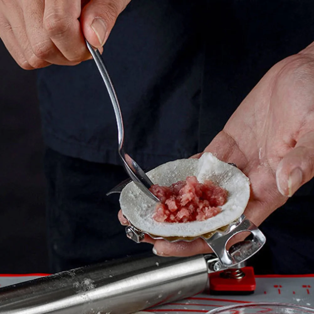 Fabricante de bolinho de aço inoxidável imprensa de massa criativo bolinho molde fazendo ferramenta para casa cozinha restaurante (tamanho grande)