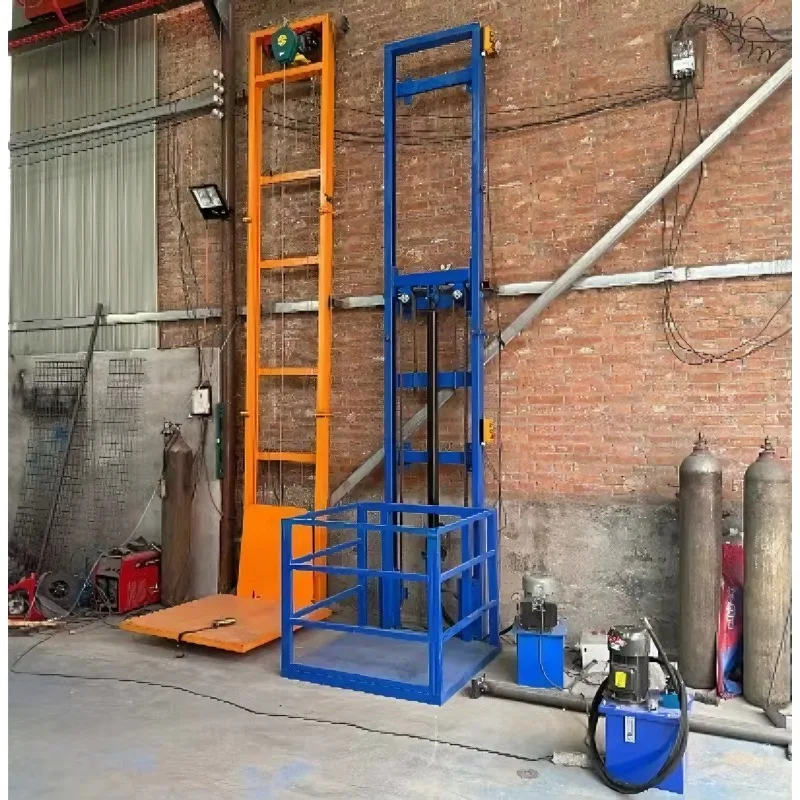 2-10m Electric Hydraulic Cargo Lift Automatic Freight Elevator for Factory Warehouse and Construction Site