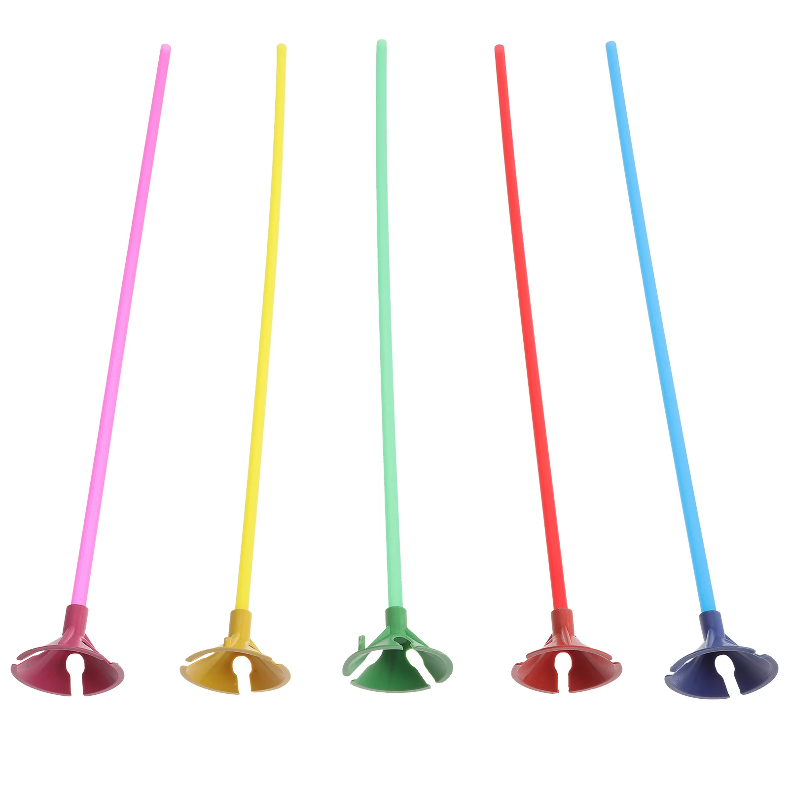 

100 Sets Balloons Stick Stand Accessories Stands for Table Dining Sticks with Base Centerpiece Pvc Floor