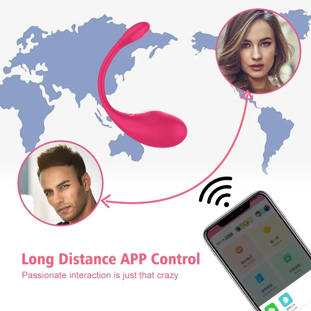 APP التحكم الهزاز المهبلي G بقعة الشرج تهتز البيض مدلك يمكن ارتداؤها محفز الكبار الجنس لعب للنساء الأزواج