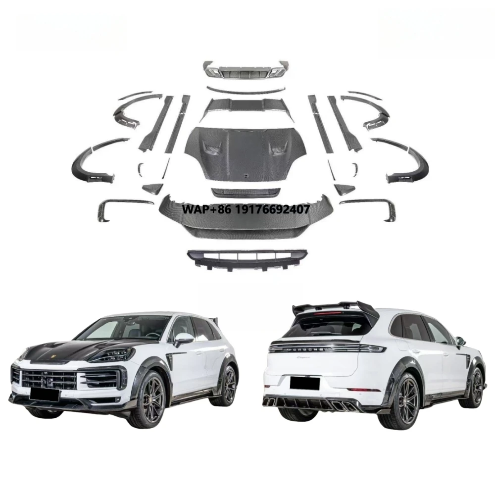 

For Suitable Shijie New 'Cayenne 24 25 Models 9Y0.2 Upgraded Dry Carbon MSY Surround Kit