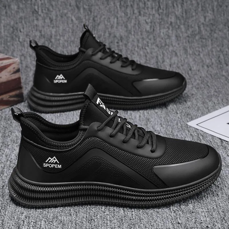 Sneaker casual alla moda da uomo, leggera, comoda, traspirante, antiscivolo, suola morbida, scarpe da corsa per esterni resistenti all'abrasione
