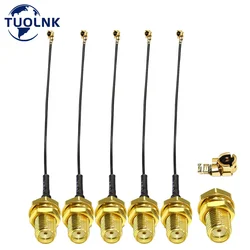 5 adet IPX UFL SMA Uzatma Pigtail Kablo SMA Dişi IPX RF Adaptör Kablosu 1.13mm IPX SMA Dişi Uzatma Kablosu