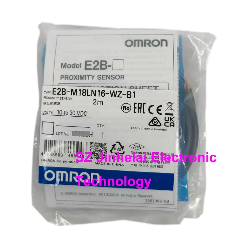Novo original interruptor de proximidade visível à prova d'água OMRON E2B-M18KS05 M18KN10 M18KS08 M18KN16 M18LN10 M18LN16-WZ-B1 B2 C1 C2 2M