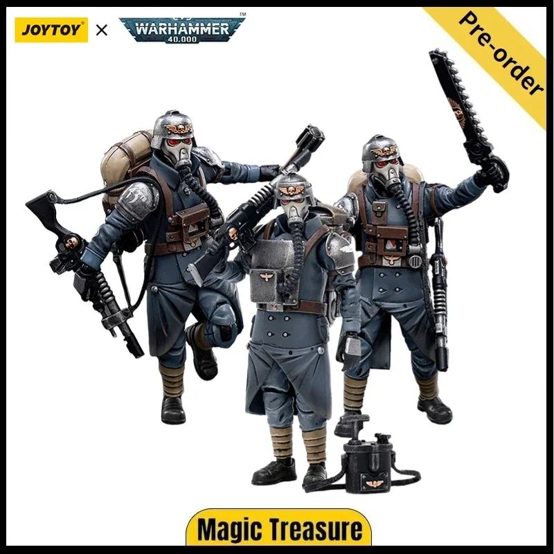 【Pre-Sale】 JOYTOY 1/18 Action Figure Warhammer 40K Astra Militarum Death Korps of Krieg Veteran Squad Anime Figures Toys Model