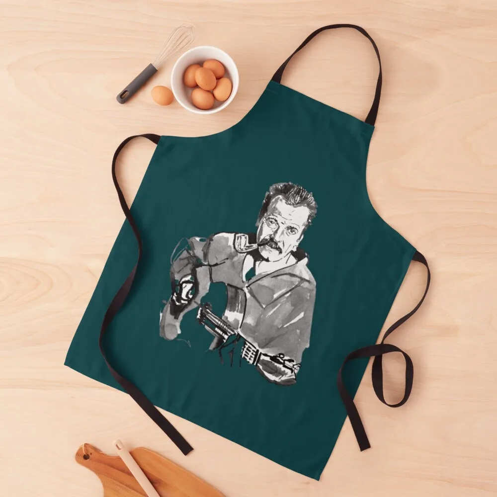 

Georges Brassens classique Apron painting Home Supplies Apron