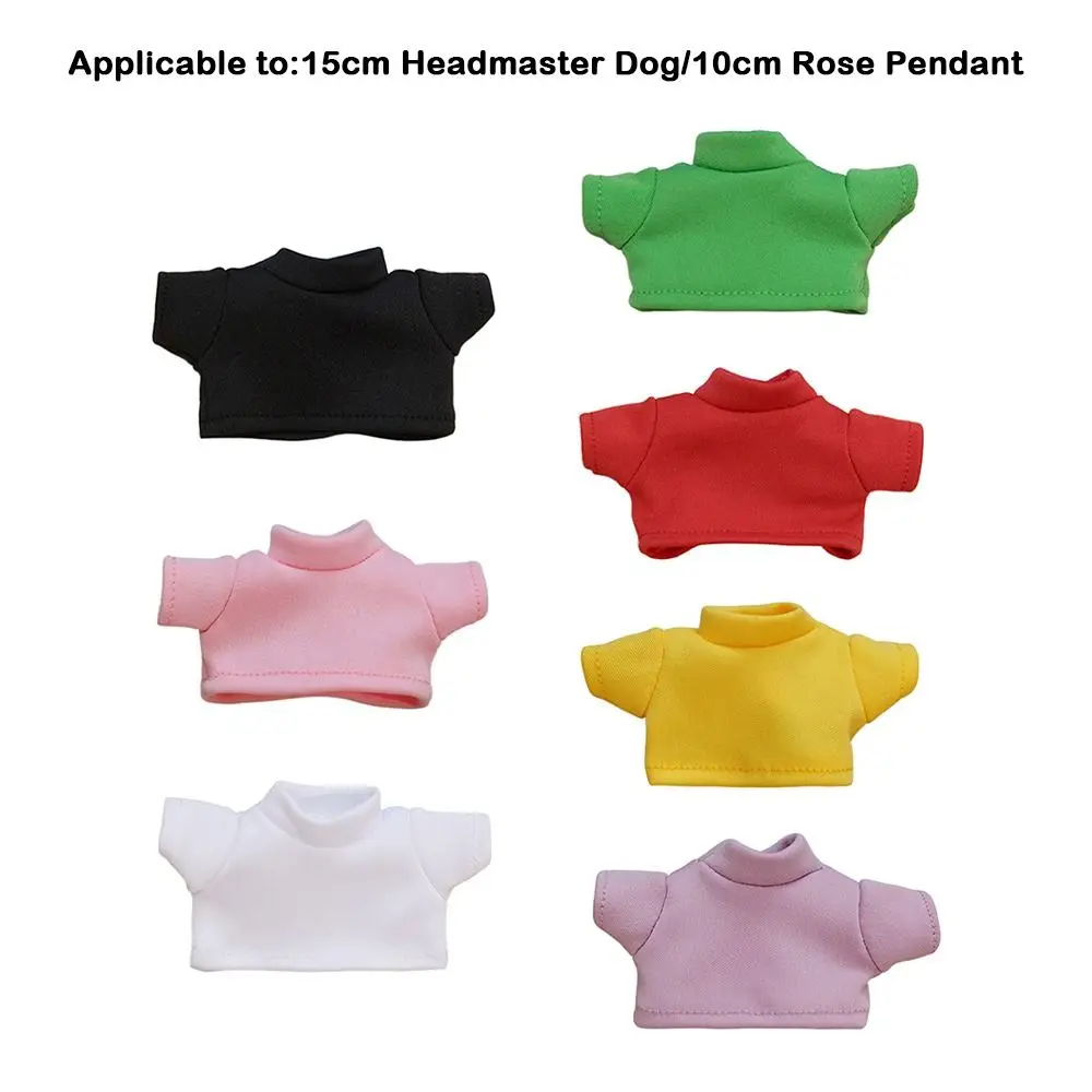 T-shirt en coton avec pendentif rose pour bébé, accessoires mignons pour maître de sauna, vêtements pour poupées, beurre, 15cm, 10cm, nouveau