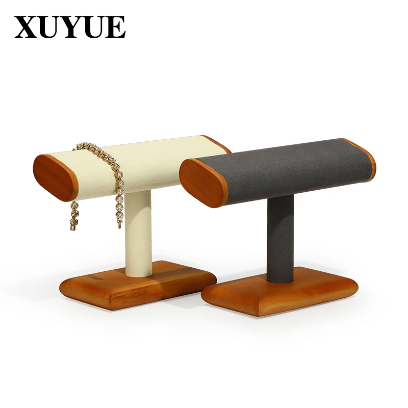 

Wenwan bracelet display rack wooden watch window placement rack jewelry bracelet storage rack jewelry bracelet display props