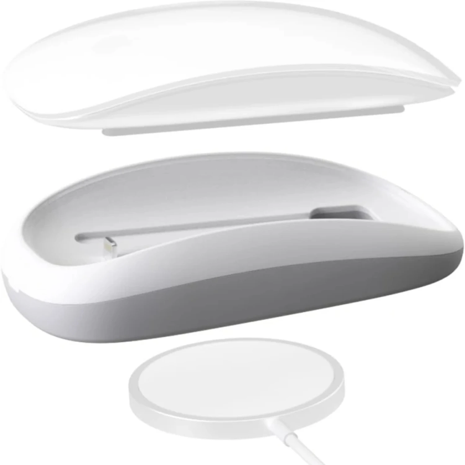 

Ручка Magic Mouse 2 с поддержкой беспроводной зарядки, зарядное устройство Magic Mouse 2, эргономичная ручка Magic Mouse и основание, аксессуары для Magic Mouse