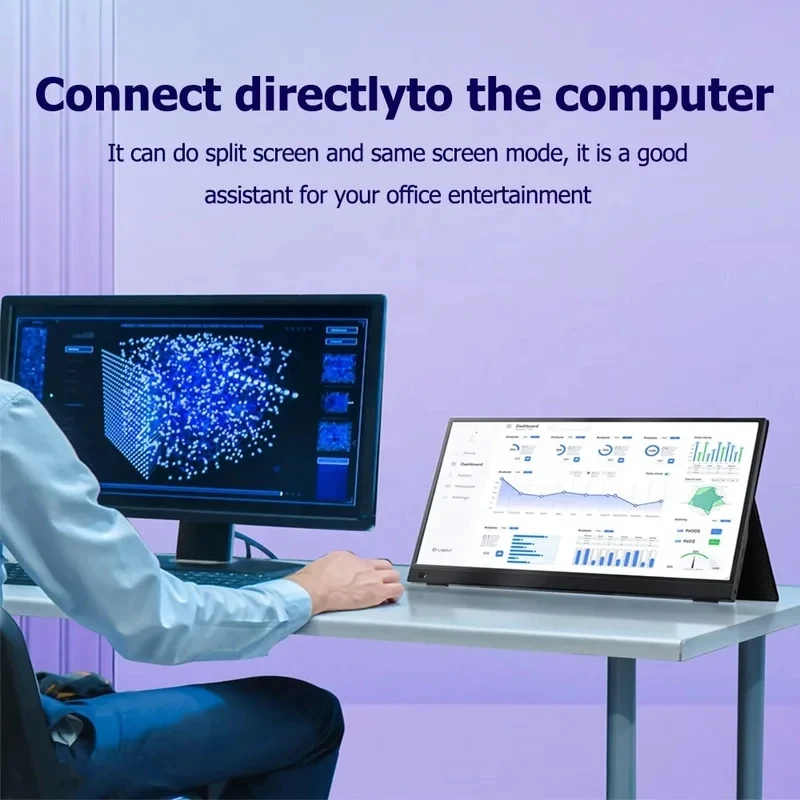 Portable Laptop Monitor Touchscreen 15.6