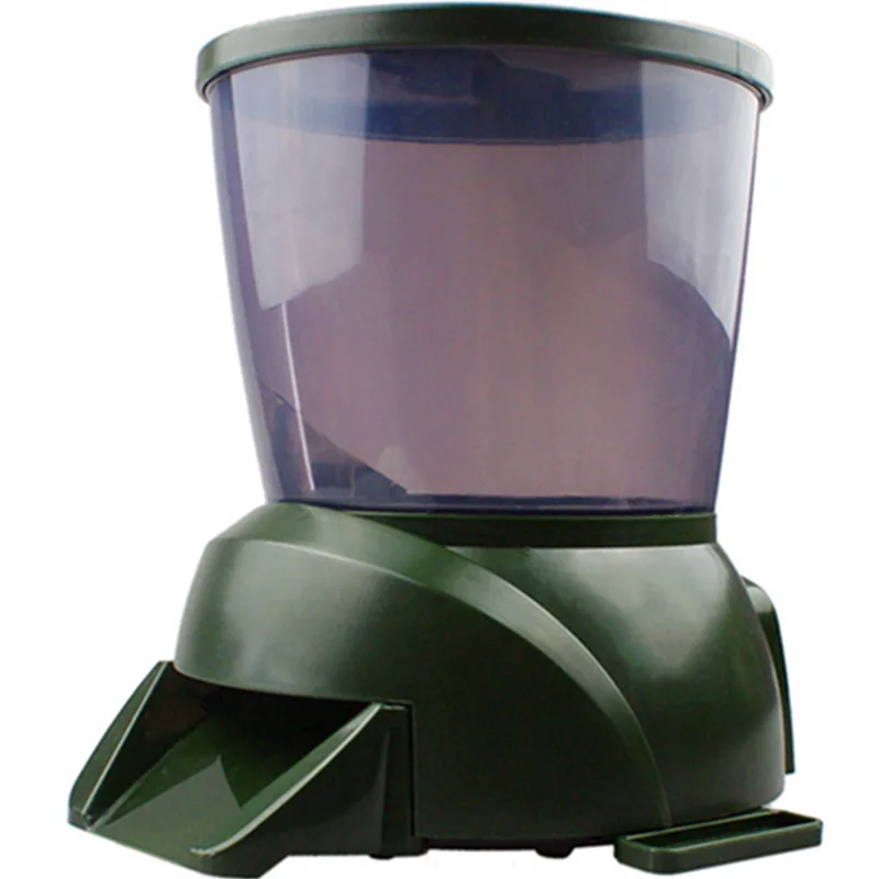 Automatic Fish Feeder Large Capacity Battery Powered LCD Timer Pond Aquarium Outdoor Feeding Schedule Dry Food Pet Supplies
