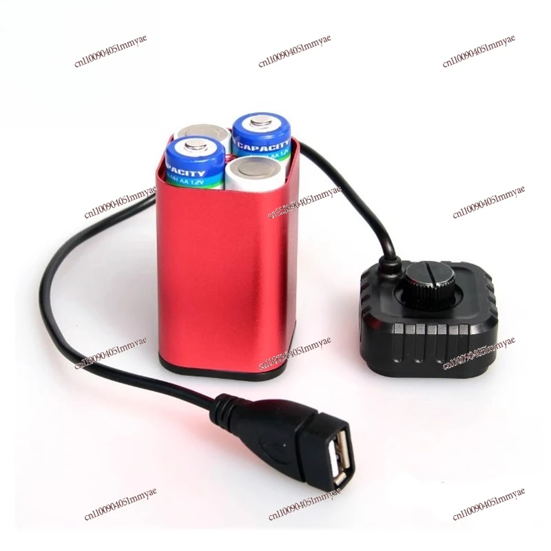 

HASKY Aluminum Alloy AA Battery Box USB Battery Box No. 5 Battery Box