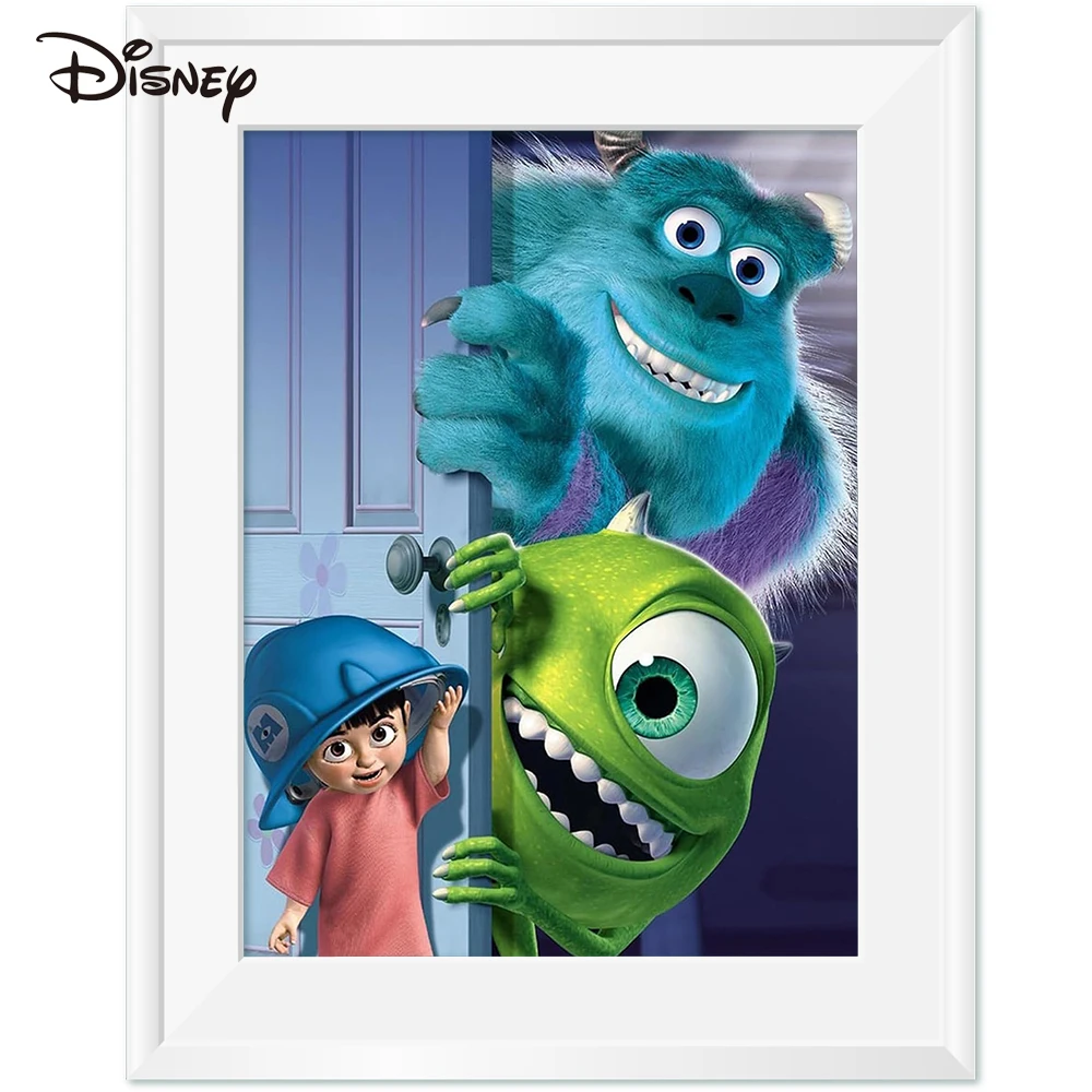 Disney Counted Cross Stitch Kits Monsters, Inc New Arrivals Embroidery Fabric Cartoon 14ct Handmade Child Hobby