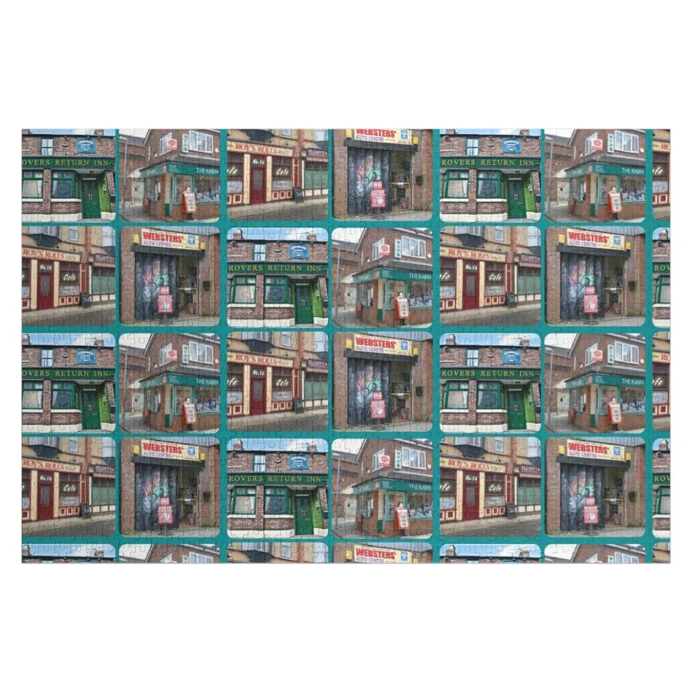 

Corrie iconic buildings Jigsaw Puzzle Personalized Gift Ideas Personalize Custom Name Wood With Photo Puzzle