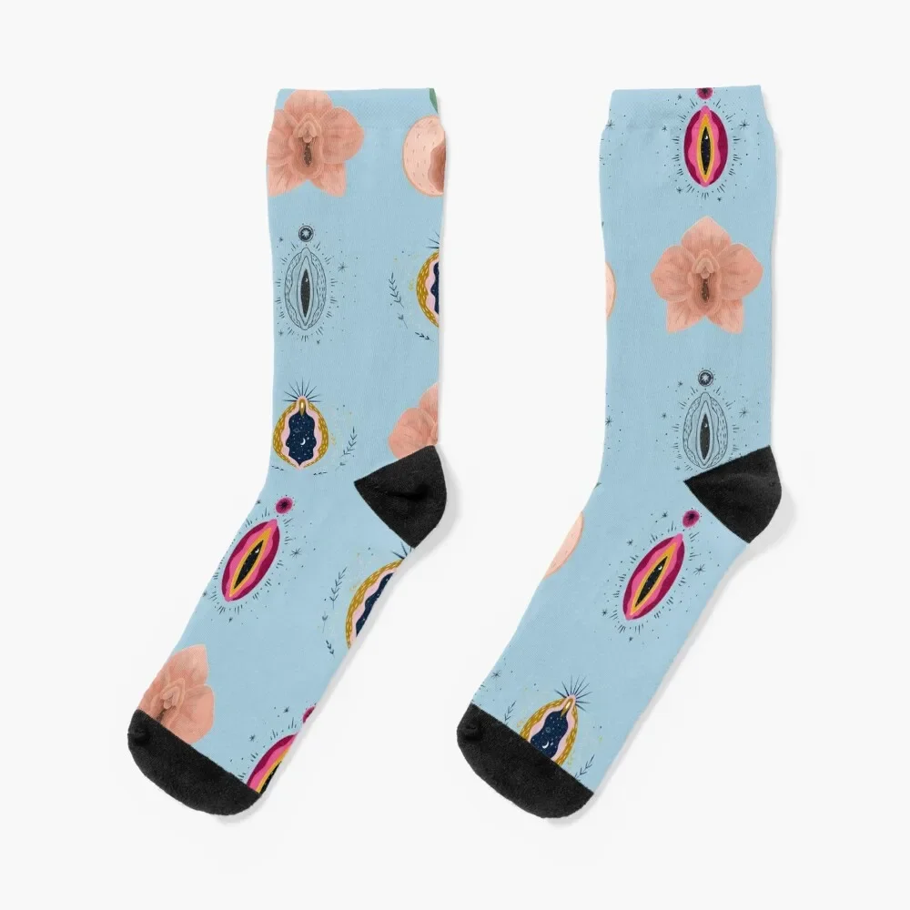 

Vagina Pattern! Socks gym christmass gift compression golf Mens Socks Women's