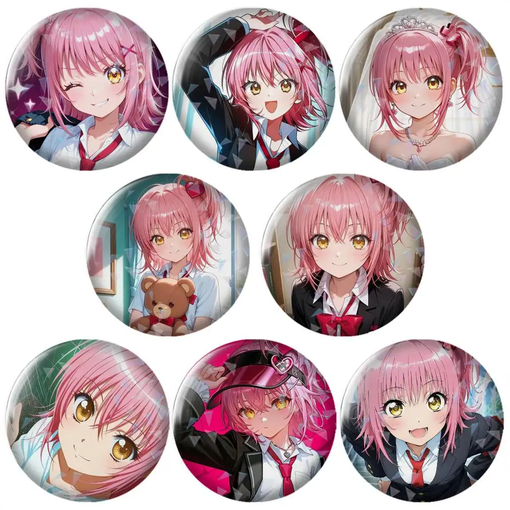 Shugo-o Chara-a Anime Brooch Metal Decorative Brooch Pins for Backpack Clothes Jacket Accessories,Souvenir.
