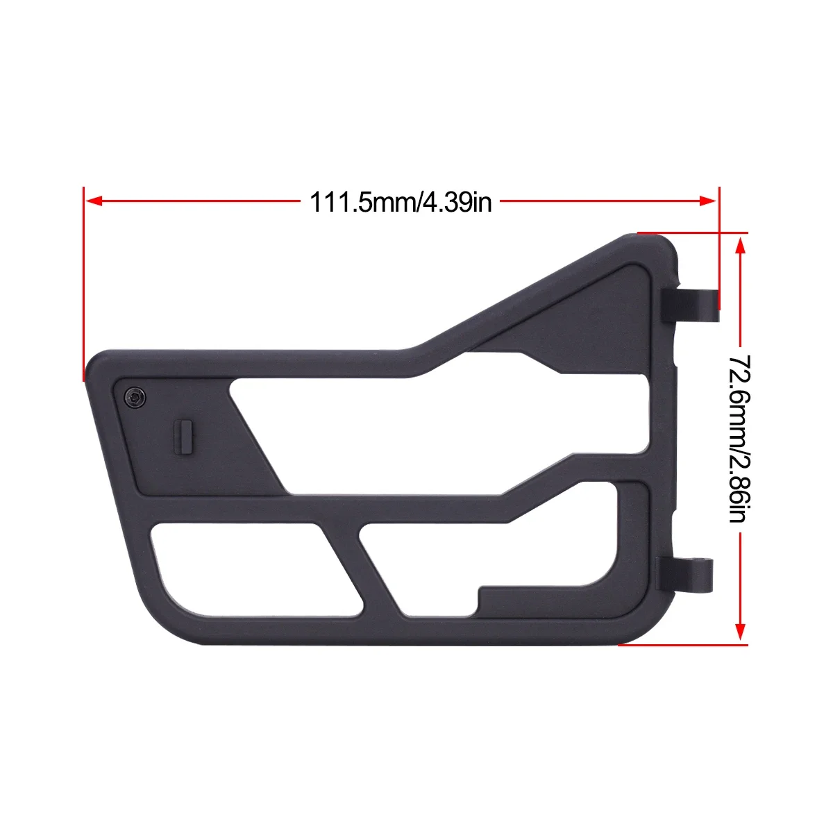 Aluminium CJ-7 Buis Deur Halve Deuren DIY Decoratie voor 1/10 RC Crawler Auto Axiale SCX10 III Verbeterde onderdelen