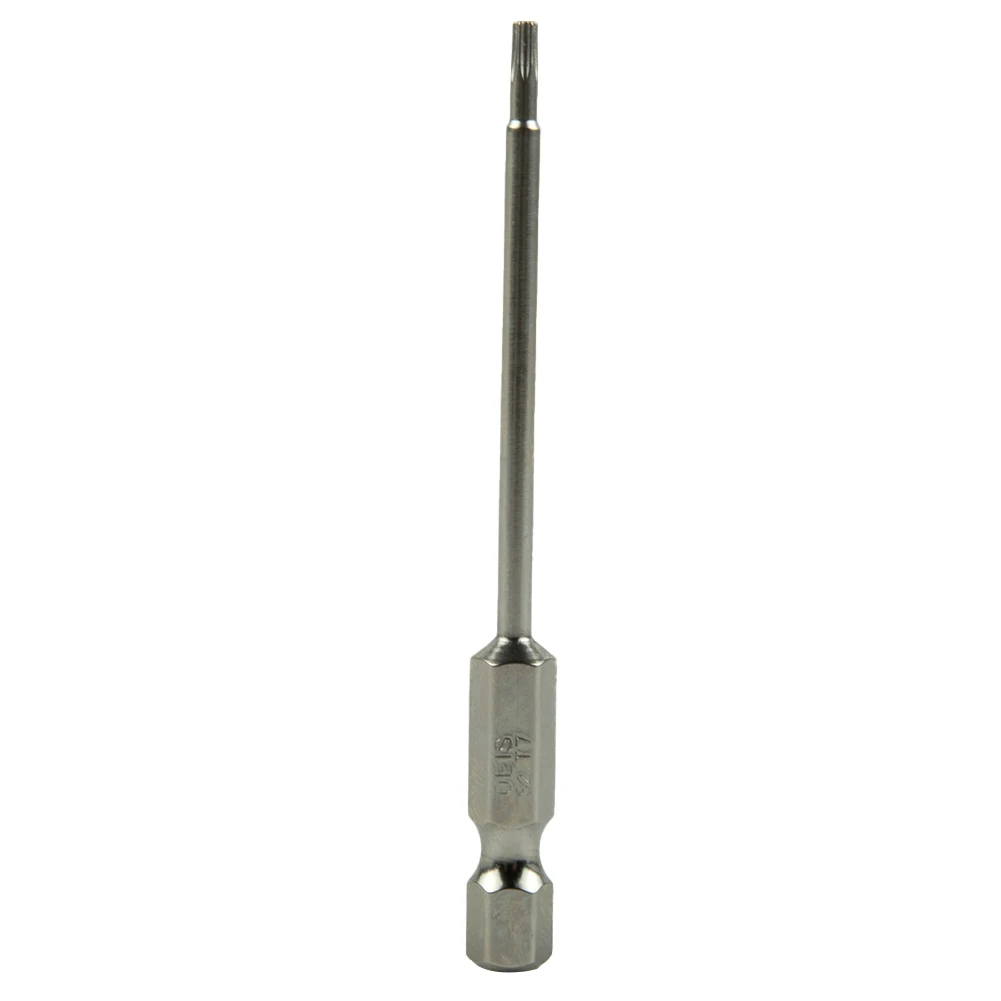 Hand Tools Screwdriver Electroplating Magnetic Magnetisch Silver T6-T40 Exact Screw Unscrew Galvanik 75mm Alloy Steel