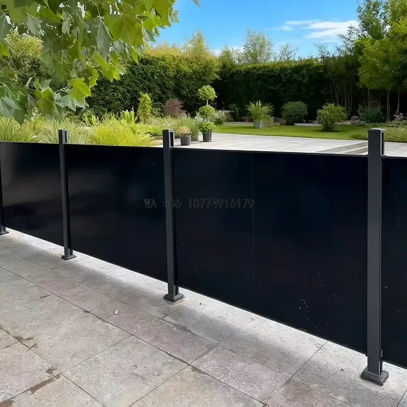 wmwmnu Solar Fence Ground Vertical Mounting System Solar Panels for Garden Yard Fence Solar Photovoltaic Plant Fence