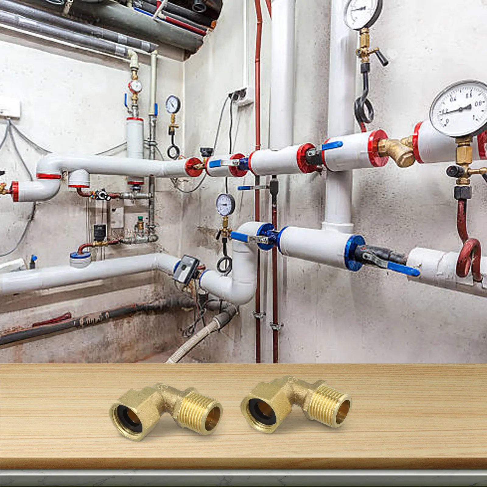 

Универсальный латунный разъем для обогрева 3, 4-дюймовая внутренняя резьба до 3, 4-дюймовой наружной резьбы, угловые соединения 90, наружная и внутренняя резьба