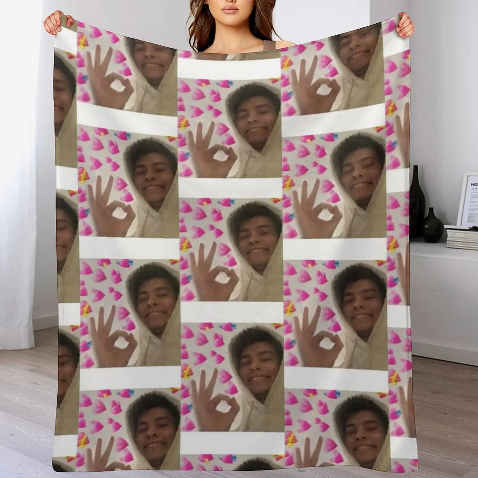

Ok Will Throw Blanket Personalized Gift Summer Beddings manga For Sofa Thin Blankets