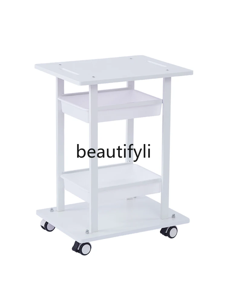 

Special trolley for beauty instruments Small bubble instrument rack Beauty salon Movable base Shelf Tool cart