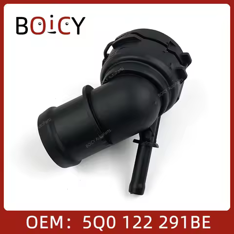 BOICY Engine Coolant Hose Flange Pipe Connector For Golf Polo Tiguan Touran TAI TAO A1 A2 A3 Q3 Octavia 5Q0122291BE 5QD122291H