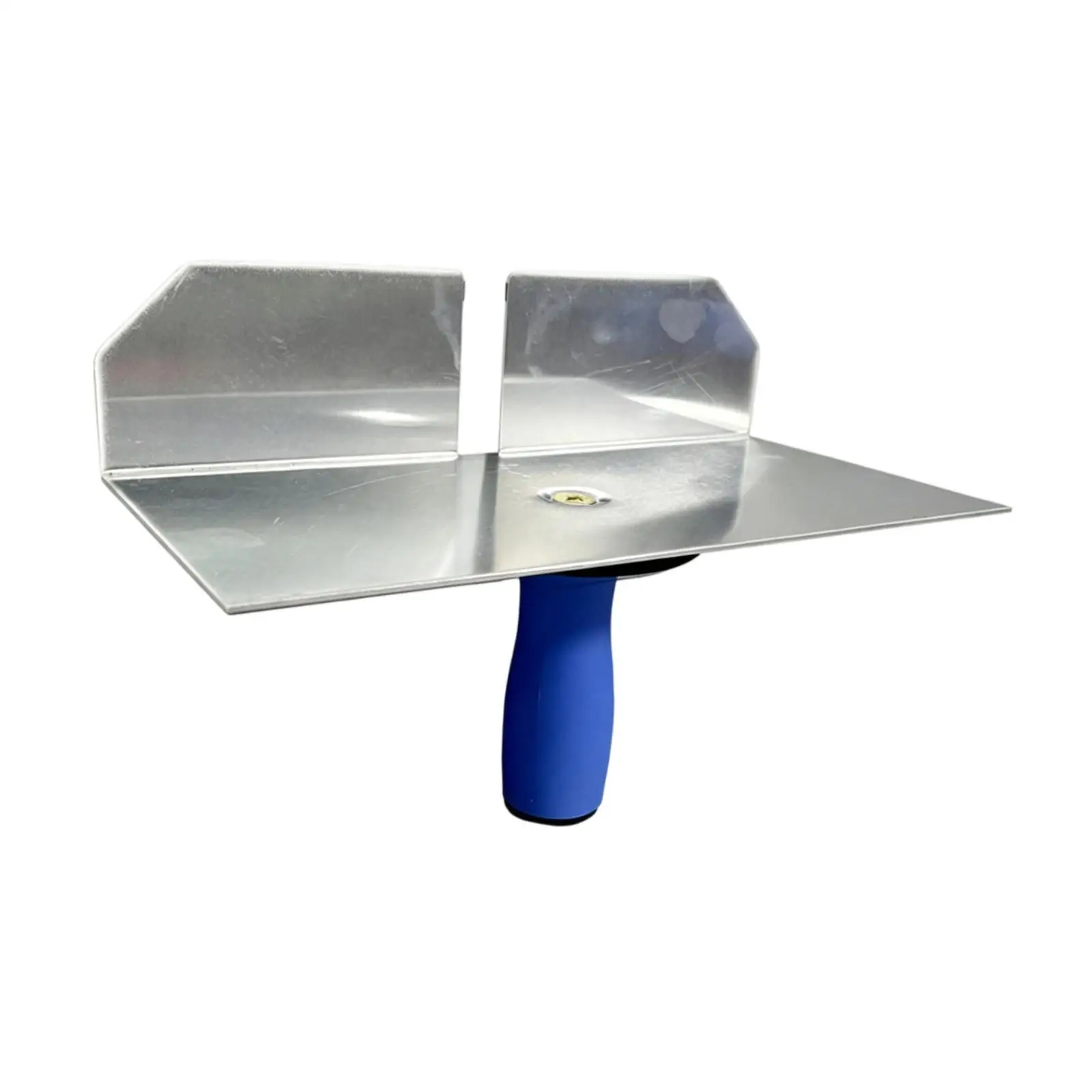 Wall Tile Groove Filler Trowel and Grout Tray for Mixing Applying Joint Compound Portable Sturdy Aluminum with Detachable Handle