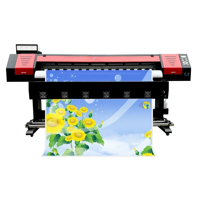 Eco Solvent 2.5m Eco Solvent Printer 6 Colour  XP600 I3200 1.8m XP600 I3200 Eco Solvent Outdoor Advertising Printer