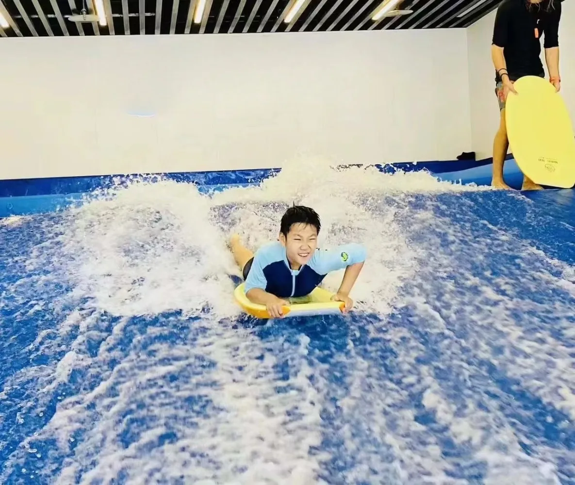 

Quality Surfing Simulator Machine ASNL-1002 Single Track Professional Edition Indoor Surf Machine One lane Surfer