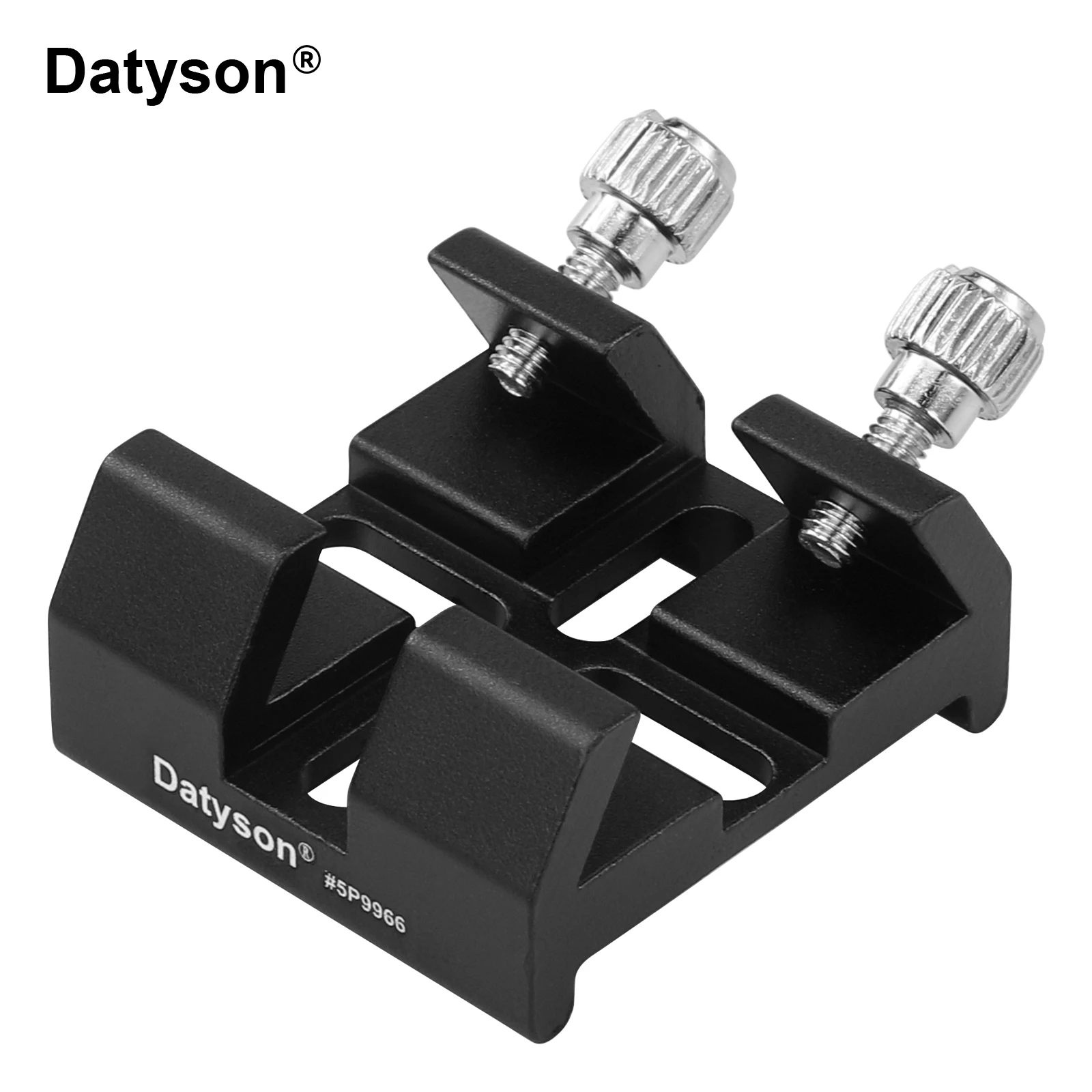 Datyson  All-Metal black Short Dovetail for Guide Scope | Heavy-Duty Aluminum Mounting Base with M4 Screws
