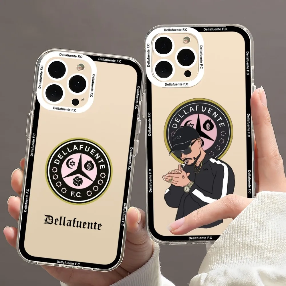 Dellafuente F C Artwork Soft Phone Case For iPhone 14 13 12 11 Pro XS MAX XR X 13 12 Mini 8 7 Plus Silicone Protector Cover