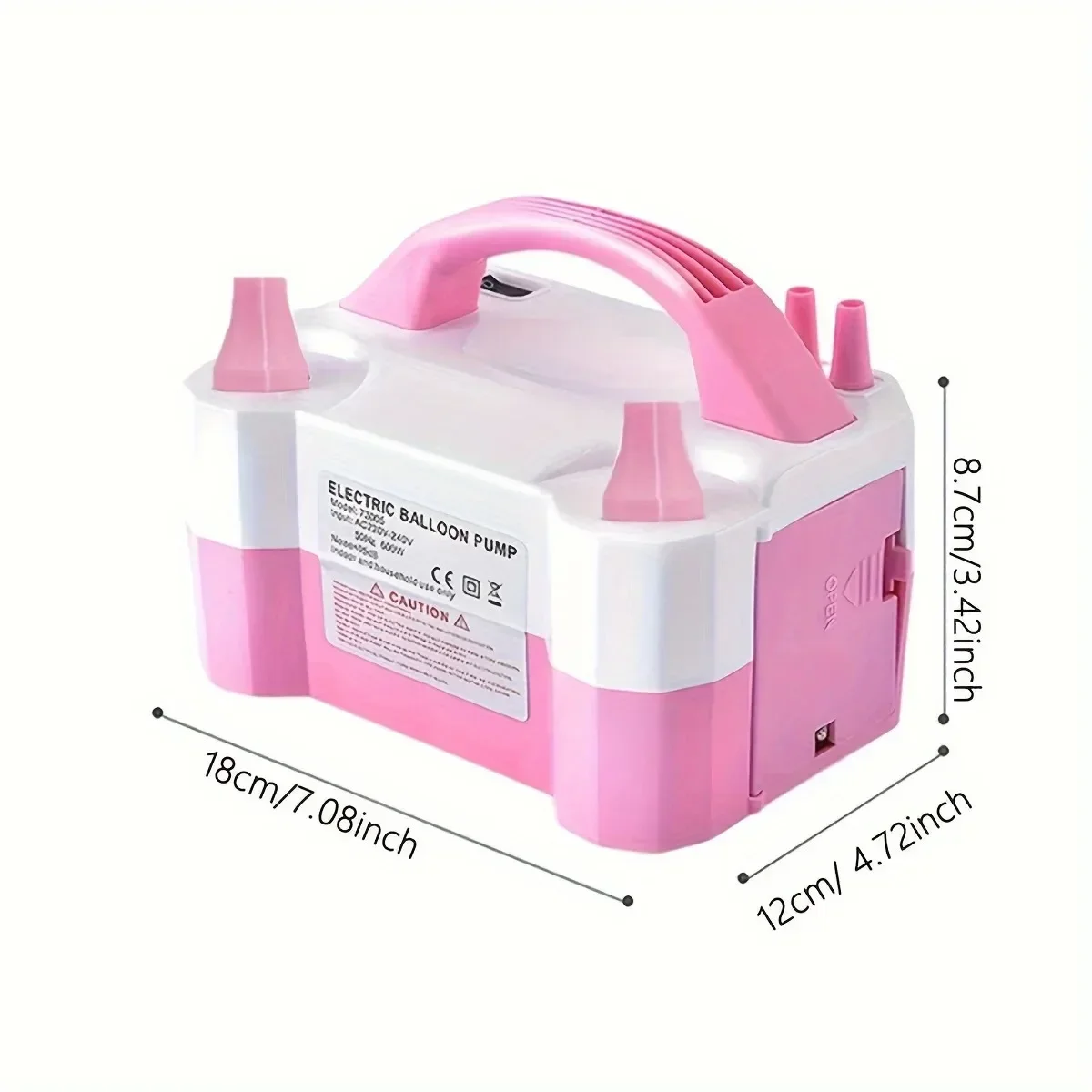 Electric Balloon Inflator Balloon Inflator Pump Can Inflate Two At The Same Time Has Two Modes Good For Decorating The Room