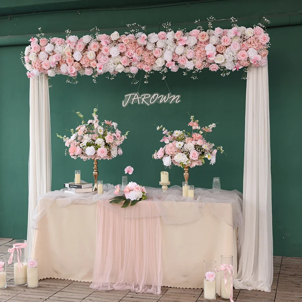 

Table Centerpieces Customize Pink Series Artificial Flower Arrangement for Party Event Backdrop Decor Wedding Decorations Items