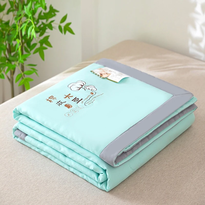 Brushed Washed Cotton Summer Quilt Air Condition Comforter Single Bedding Dormitory Supply