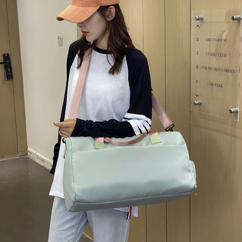 

Travel Handbag Dry and Wet Separation Yoga Fitness Bag Large Capacity Waterproof Travel Tote Bag Shoulder Bag Crossbody Bag