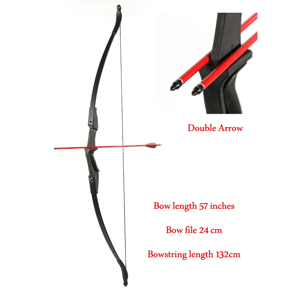 30lbs/40lbs Recurve Bow and Arrows Set Right Hand&Left Hand Double Arrow for Shooting Hunting Games Outdoor Sports