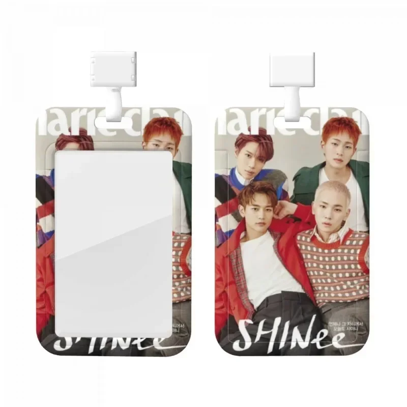 SHINEE Lee Tae-min Onew Kim Jonghyun Key Choi Min Ho Card Sleeve Li Taimin Jin Zhongxuan Subway Bus Card Защитный чехол-держатель