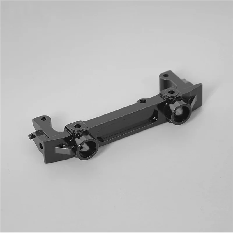 Metal dianteiro e traseiro Bumper Mount, Servo Stand para Axial SCX10 II 90046 1/10 RC Crawler, Peças de atualização do carro, 2 peças