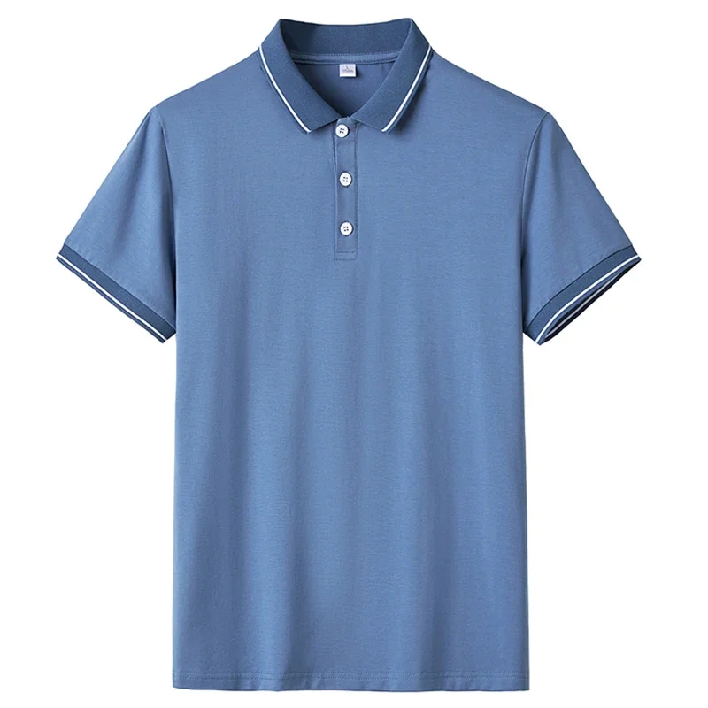 Oversize 8XL 7XL 6XL Summer 95% Cotton Polo Shirt Men Short Sleeve Breathable Golf Polos Mens Casual Polo Homme T-shirt Clothing