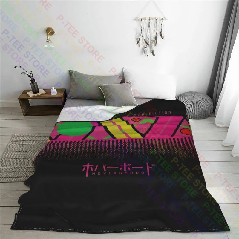 Back To The Future Japanese Poster Inspired By Michael J Fox Blanket Thicken Four Seasons Bedding Throws