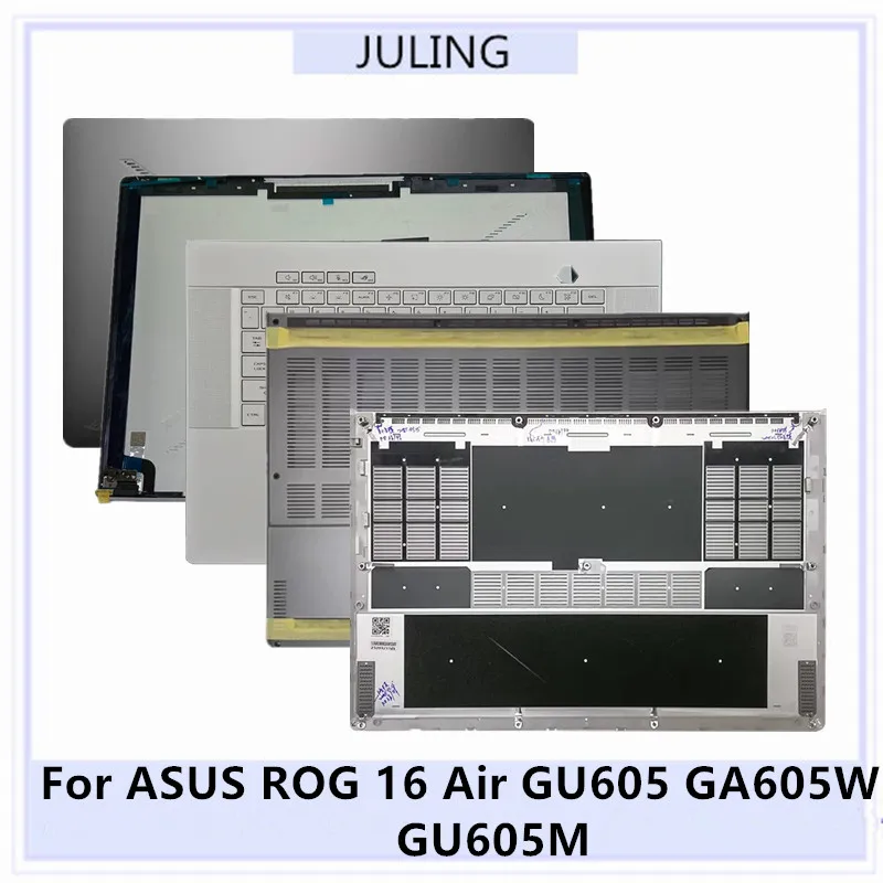 Original For ASUS ROG 16 Air GU605 GA605W GU605M Laptop LCD Back Cover Top Case/Palmrest with US Keyboard/Housing Bottom Case