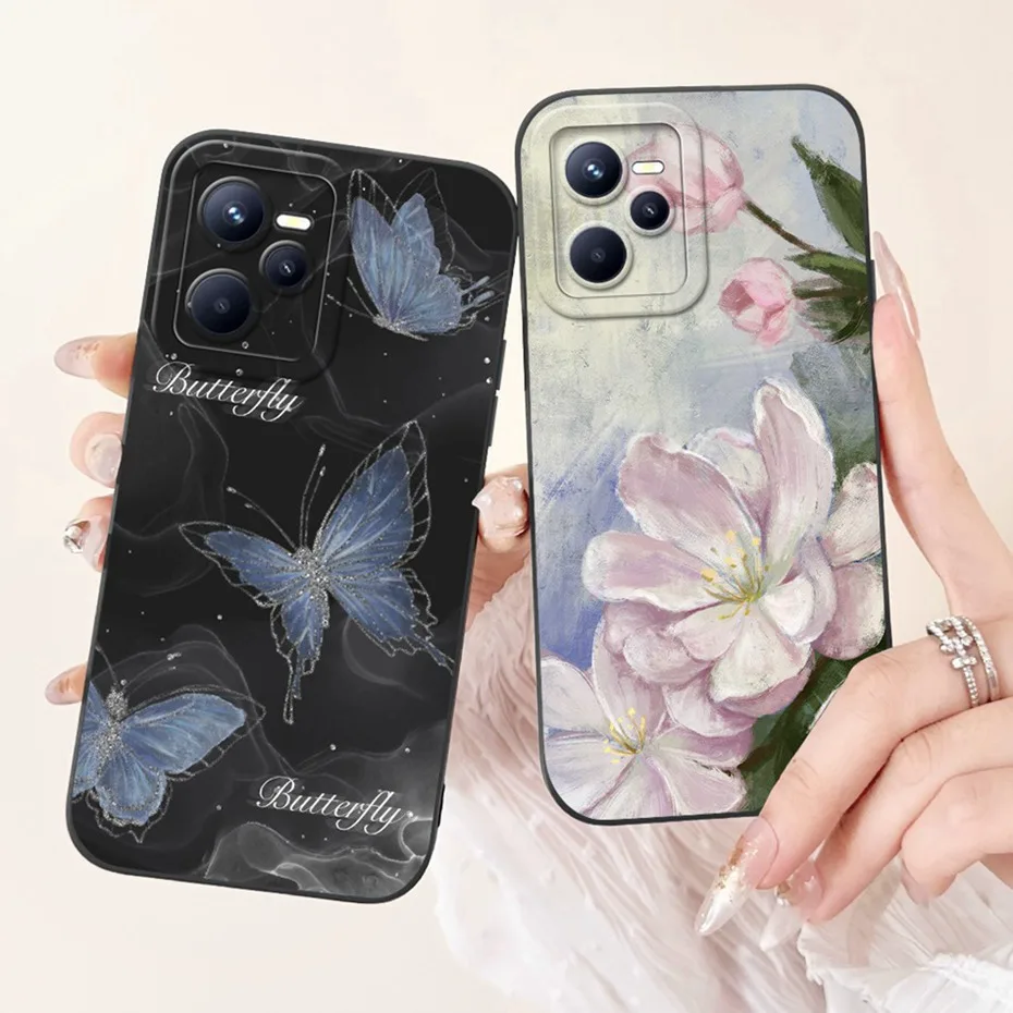 Lens Protective Case For Realme C35 Fashion Pattern Soft Silicone Back Cover For RealmeC35 C 35 4G RMX3511 Phone Cases - view 4