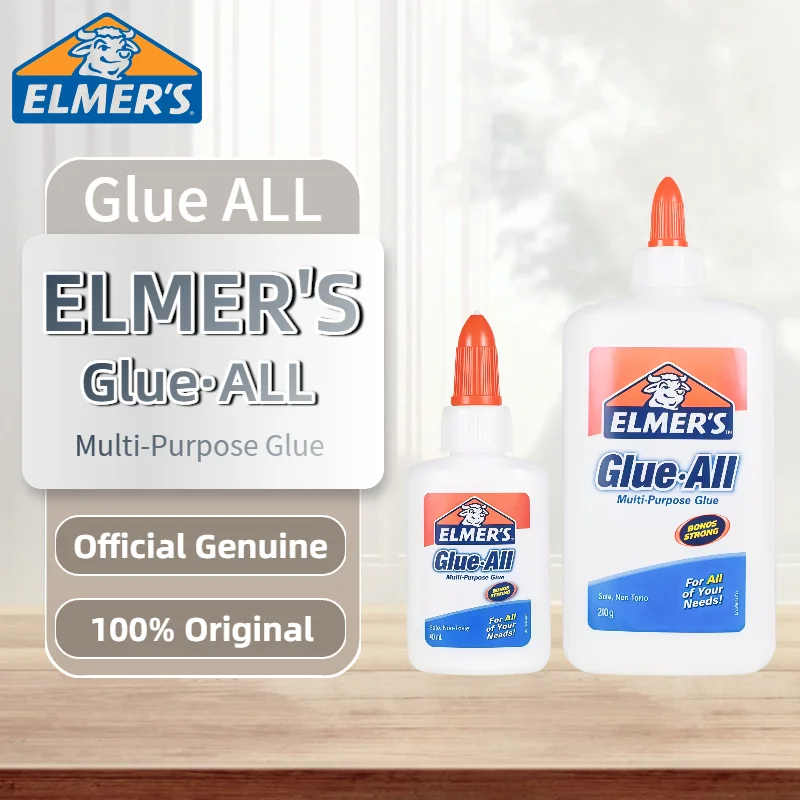 Original Elmers Glue All Washable Liquid School Glue Non Toxic White Glue-All Great for Making Slime & DIY Crafts