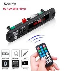 9V-12V MP3 WAV Decoder Board Car Audio Module supporto USB TF Card AUX FM Bluetooth 5.0 lettore MP3 con telecomando