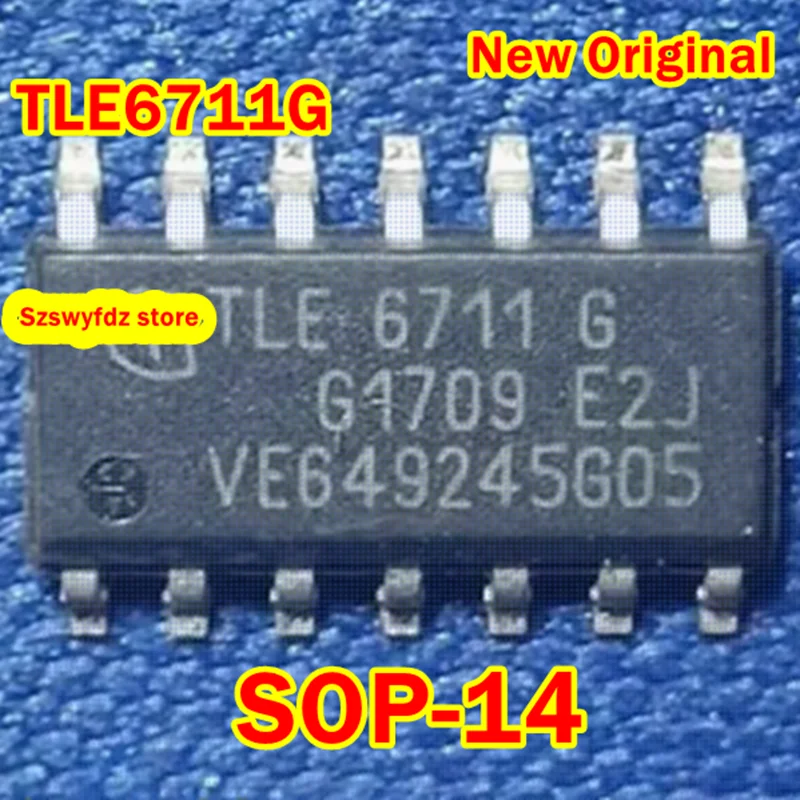 

TLE6711G TLE6711 SOP-14 Multifunctional Voltage Regulator and Watchdog