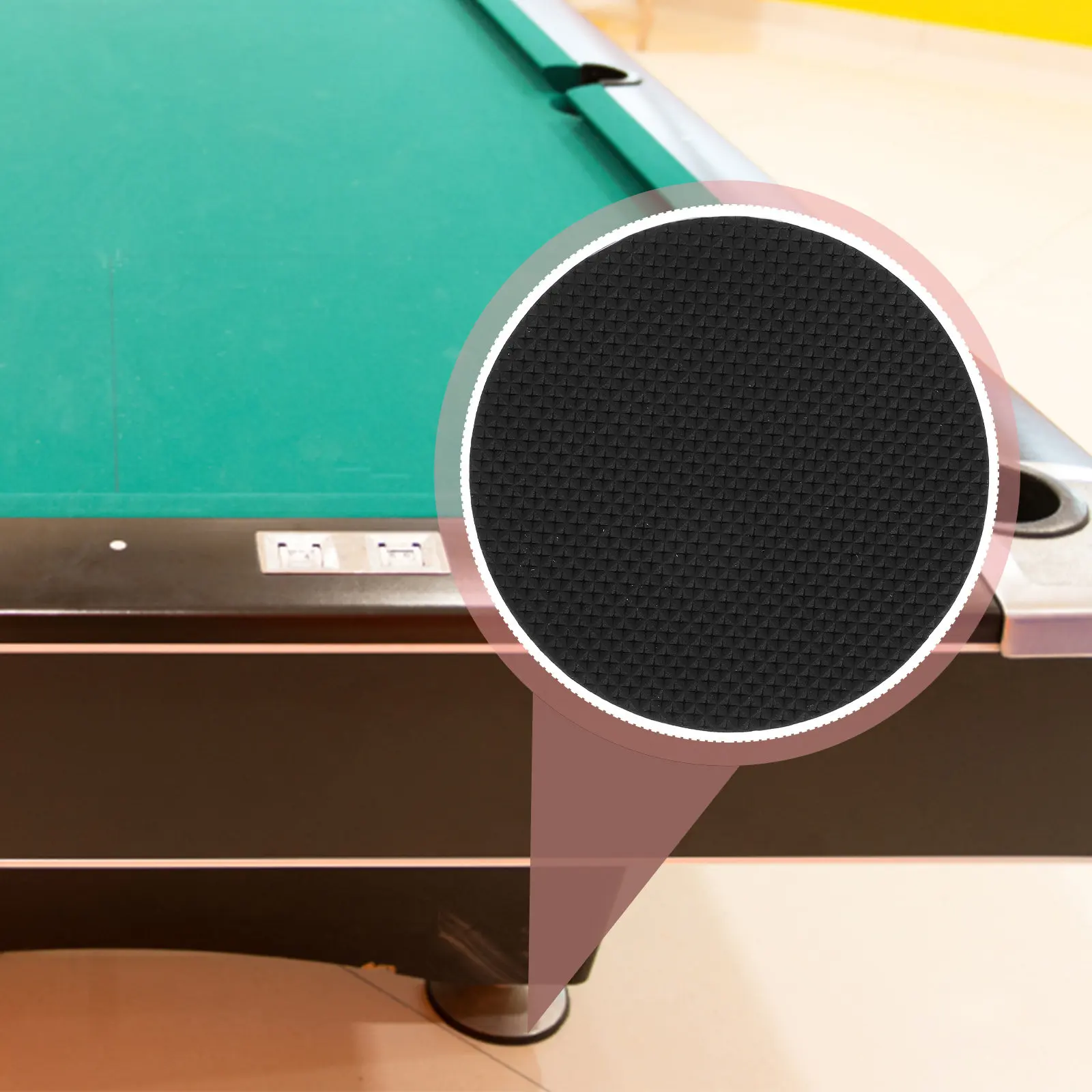 

10Pcs Adjustable Billiard Table Foot Pad Eva Table Leveler for Uneven Floors Noise Reduction Tilting Prevention Use